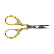 Artisan Gold Plated Handle Embroidery Scissors