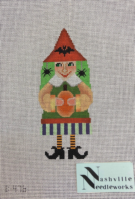 Brenda Stofft Pumpkin Witch B-476 
Pumpkin Diorama Insert