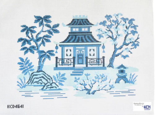 KCNDesigns KCD4641 PagodaTeaHousePrintedCanvas