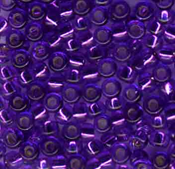 Size 15 Seed Beads #27 Medium Purple