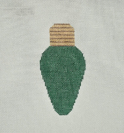 Blue Waters Designs BW400 Classic Light Bulb Christmas Green w/Stitch Guide