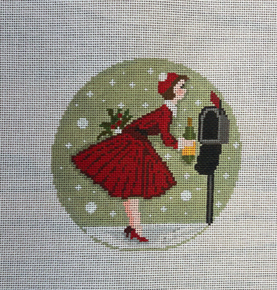Betty Loves Bubbles w/Mailbox The Gingham Stitchery