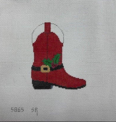 SusanRoberts 5865 SantaSuit,Cowboy Boot