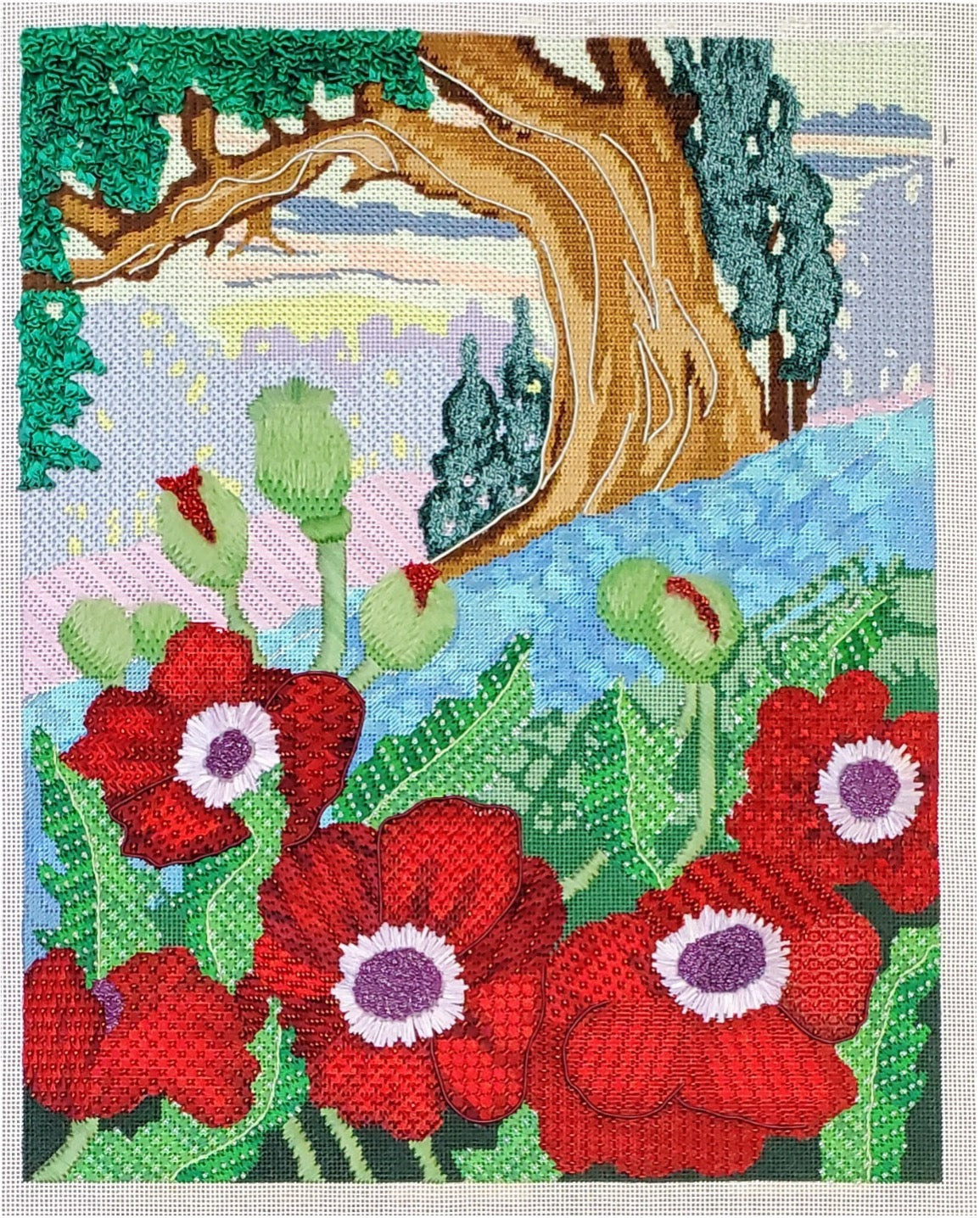 Brenda Stofft's Red Poppies (Alida Akers) B-524