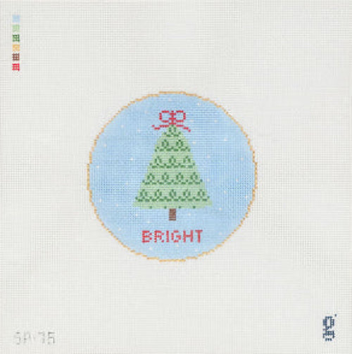 GoodpointNeedlepoint GP-75 BrightSquiggleTree