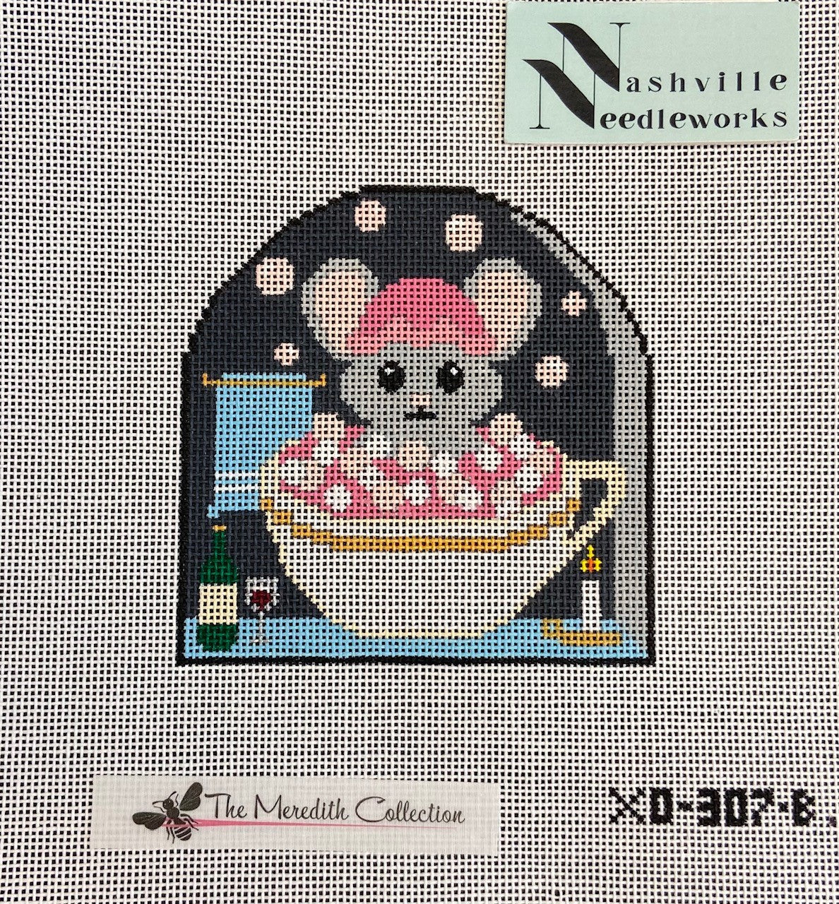 The Meredith Collection Mouse House-Bubble Bath Mouse XO-307-B