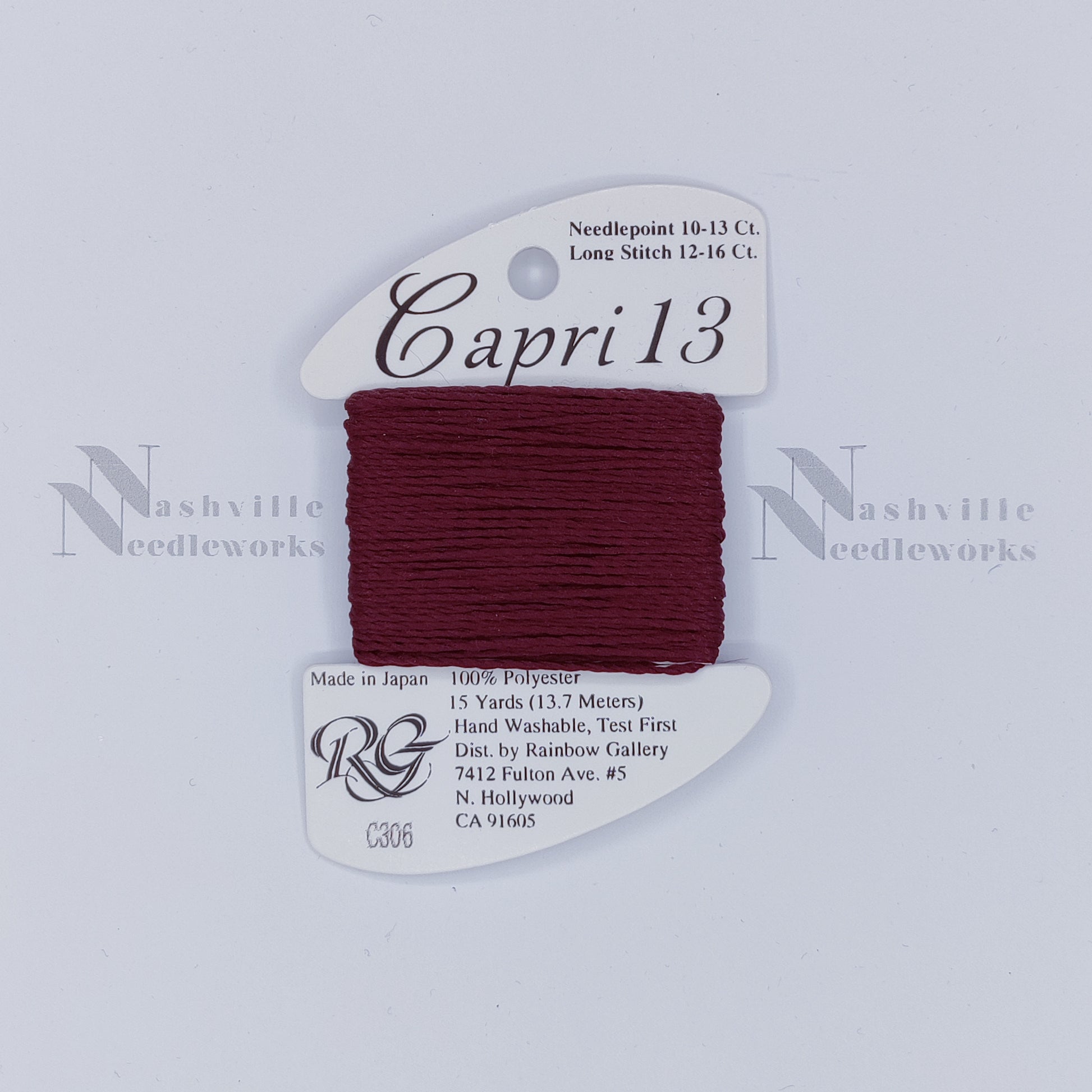 Capri 13 - C306 Burgundy