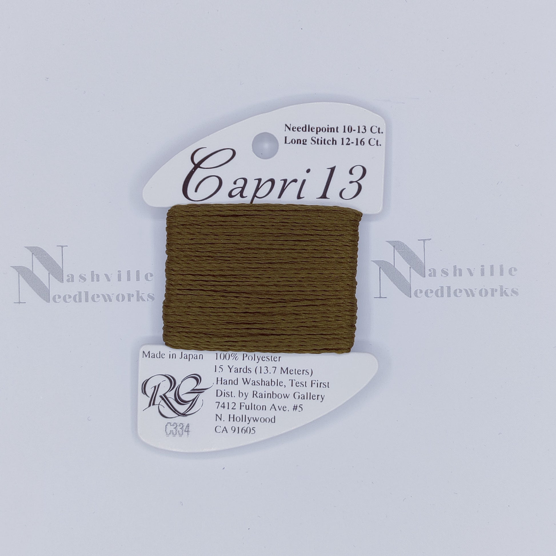 Capri 13 - C334 Burnt Olive