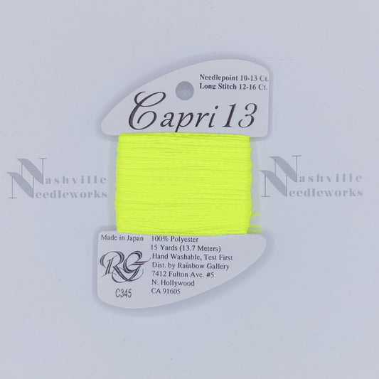 Capri 13 - C345 Neon Yellow