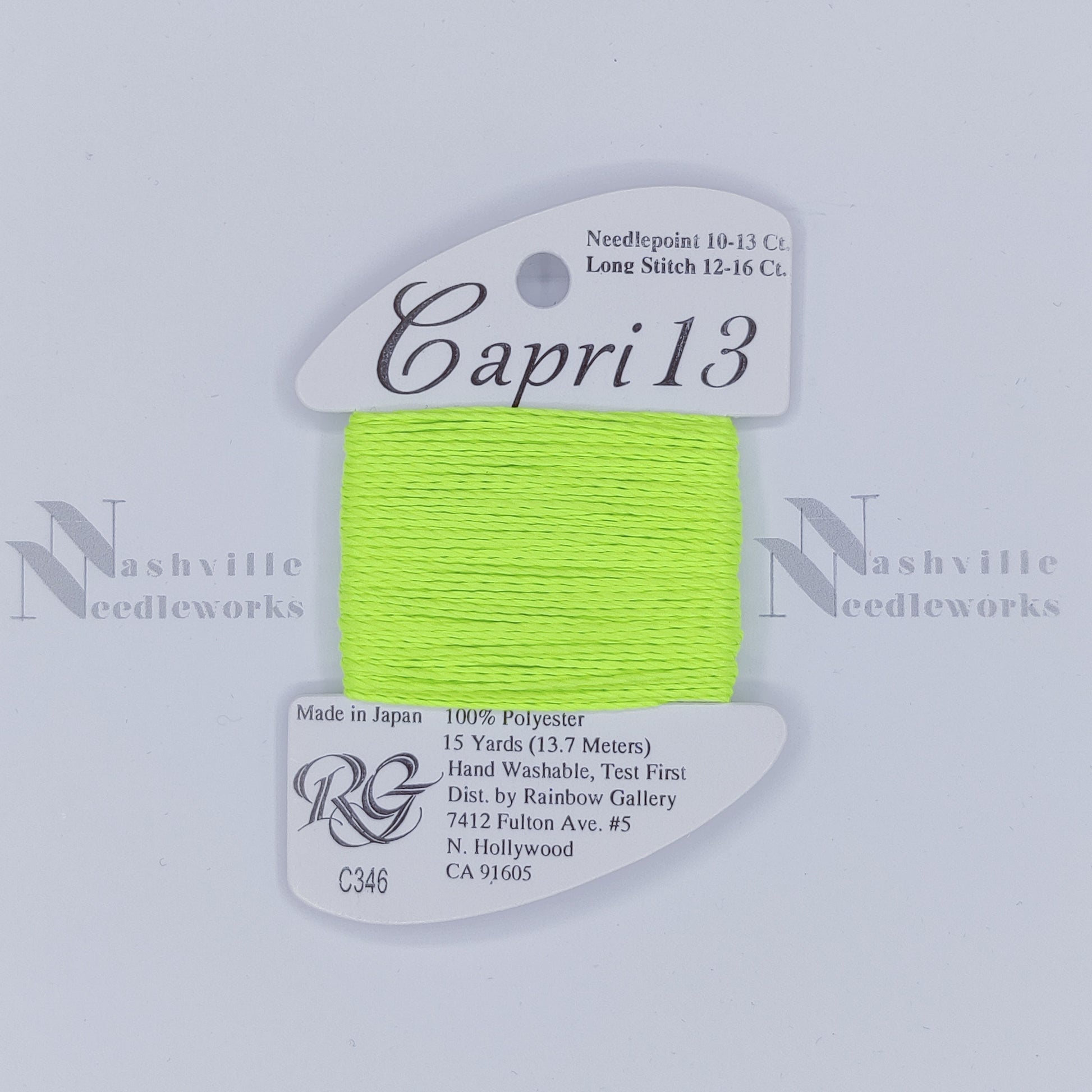 Capri 13 - C346 Neon Green