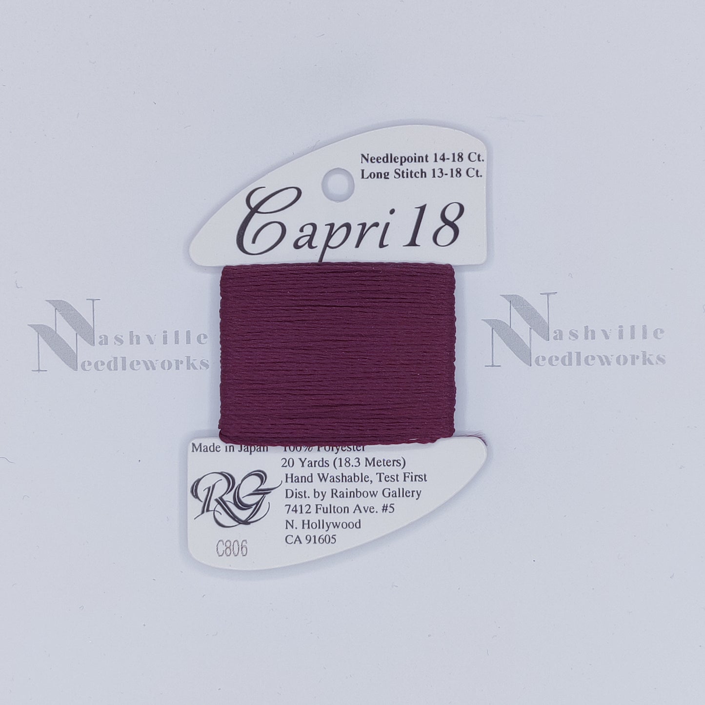 Capri 18 - C806 Burgundy