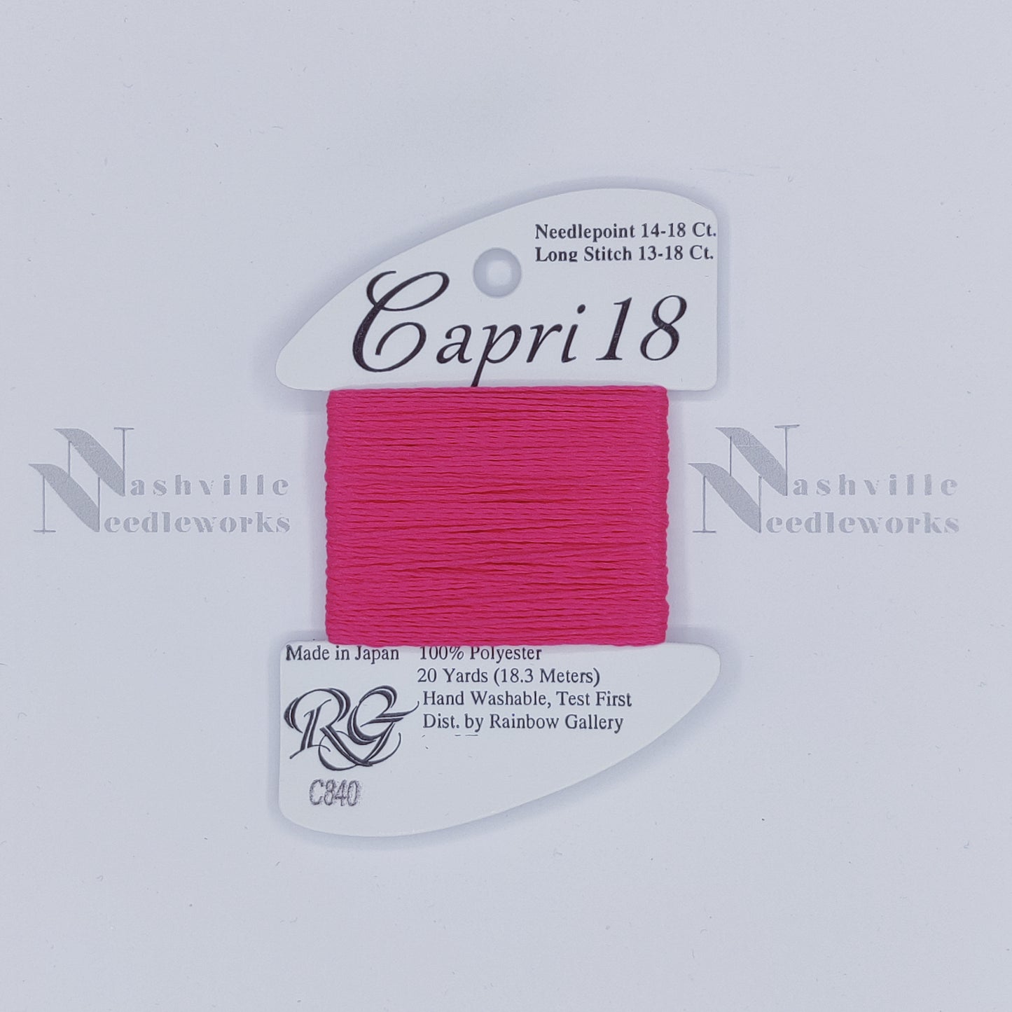 Capri 18 -  C840 Hot Pink