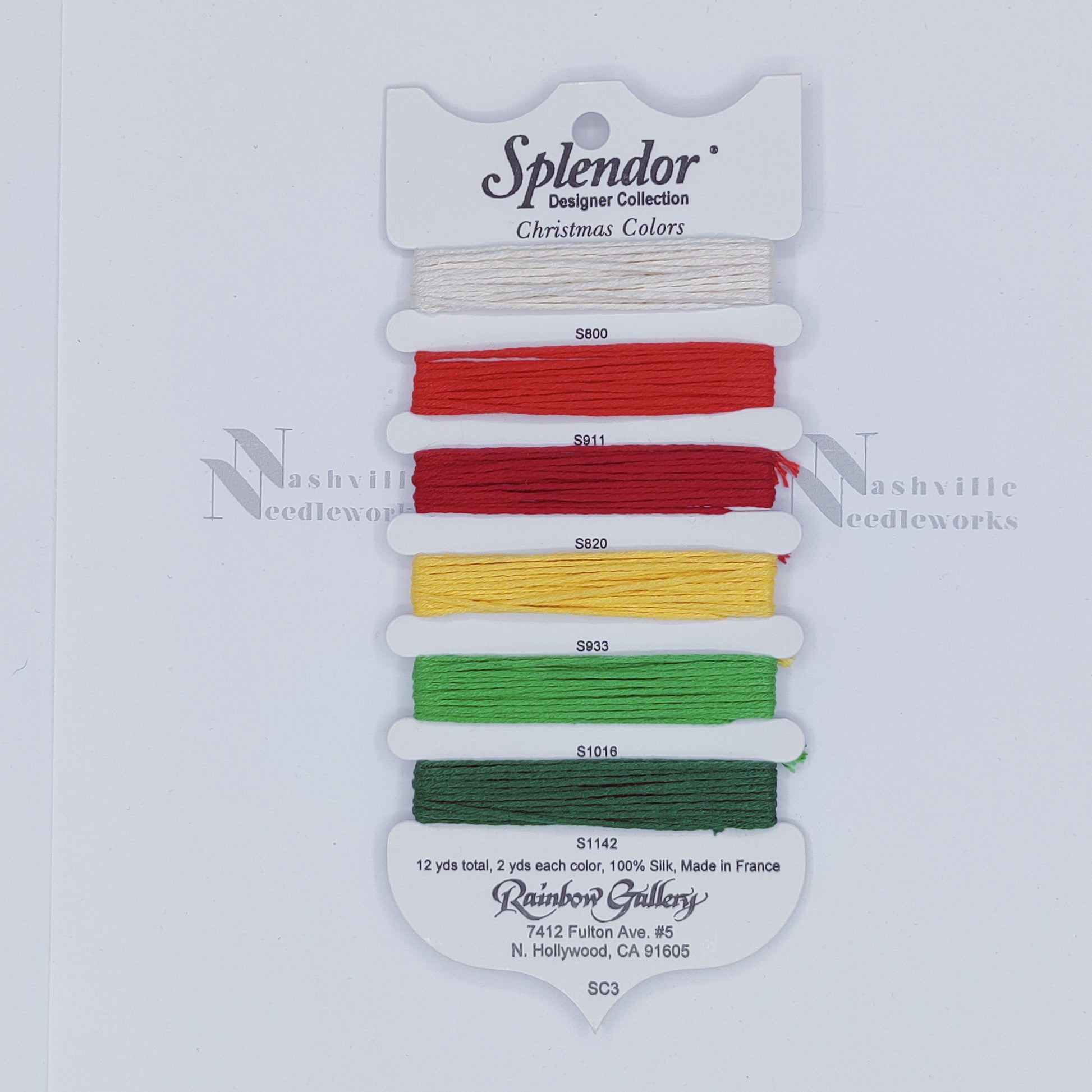 Splendor SC3 Christmas Colors