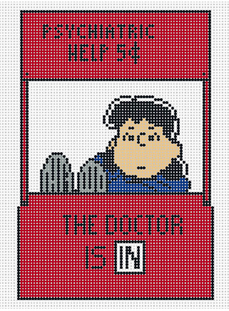 PEANUTS Everyday - Lucy "The Dr. is In" Canvas Officially Needlepoint
SKU: EV07