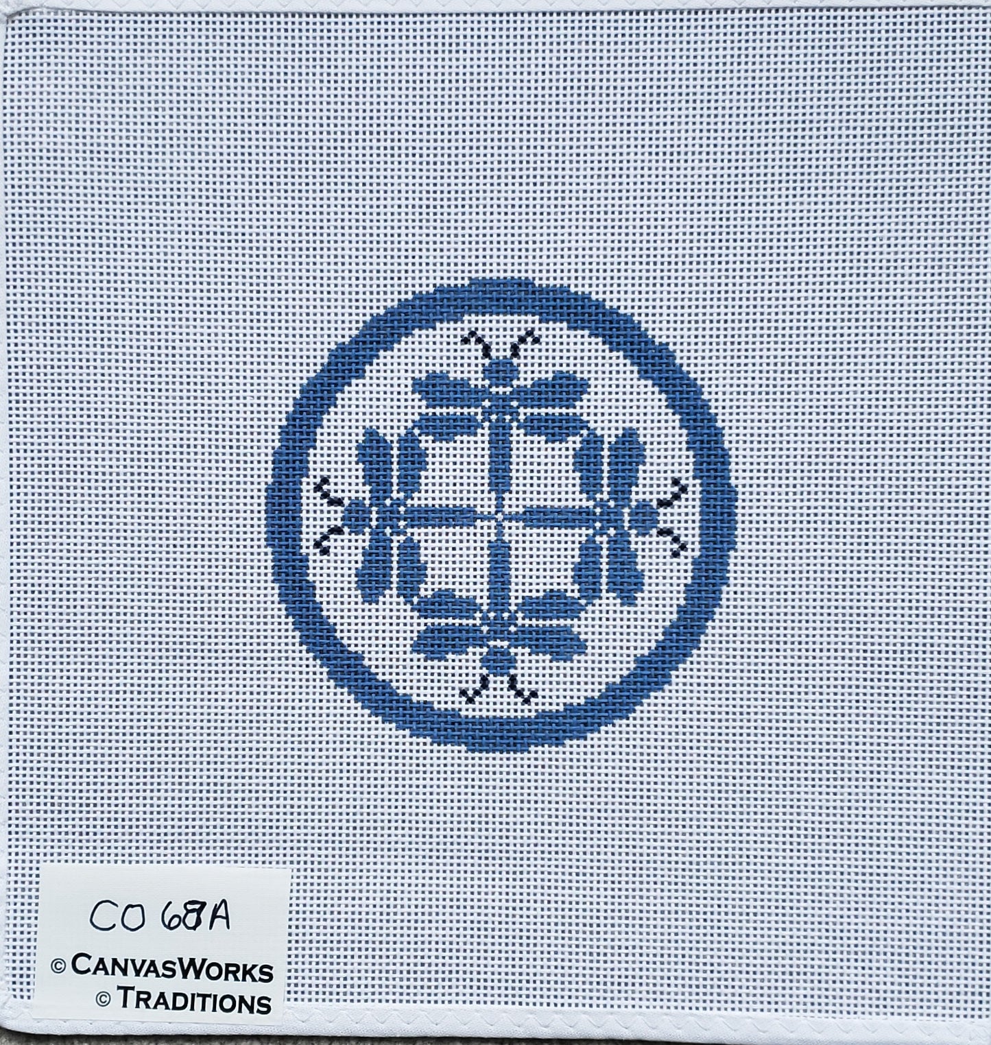 CanvasWorks Dragonfly Coaster in Light Blue CO-68A