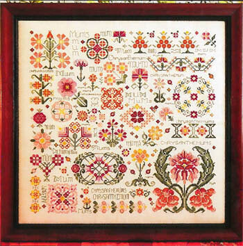 Dreaming of Mums, from Rosewood Manor, features a collection of so many colorful mums. It's another design in the Dreaming of series. 