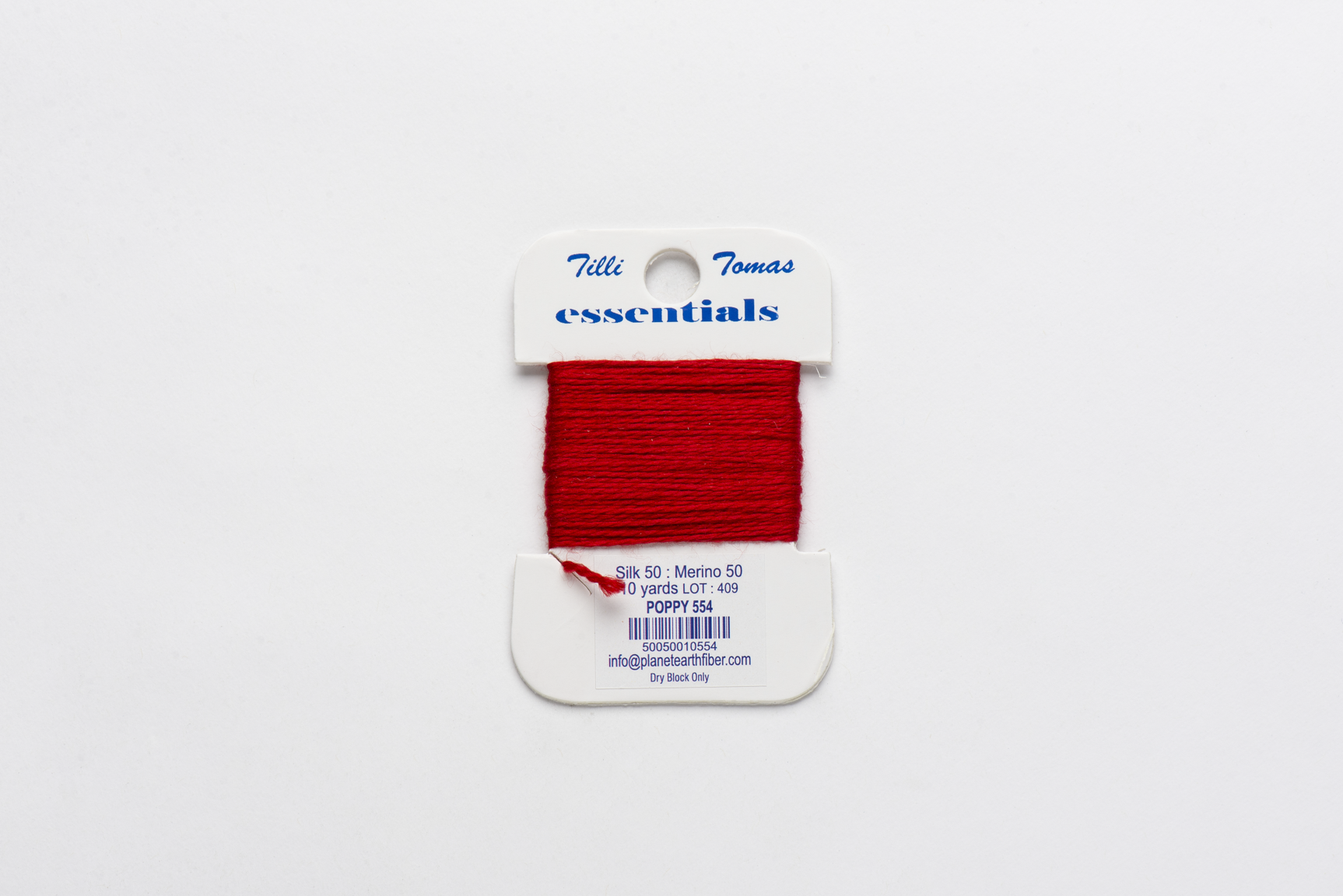 Essentials-554 Poppy 10 yd card