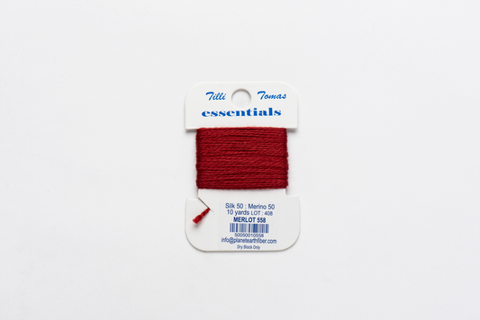 Essentials-558 Merlot 10 yd card