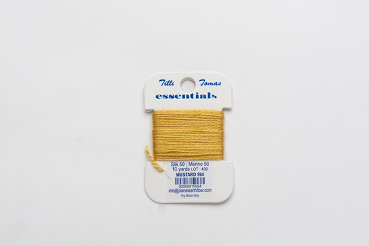 Essentials-594 Mustard 10 yd card