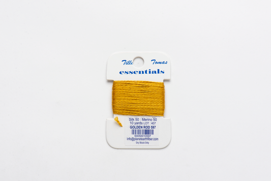 Essentials-597 Goldenrod 10 yd card