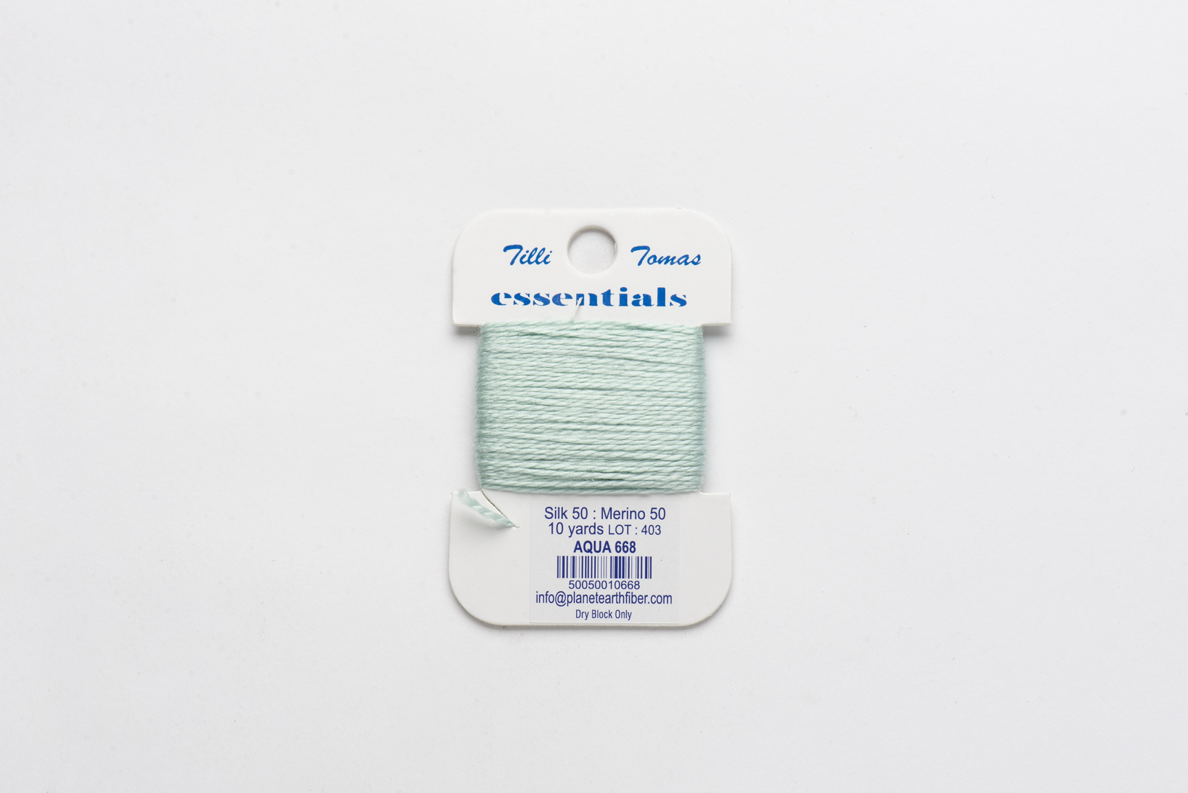 Essentials-668 Aqua 10 yd card