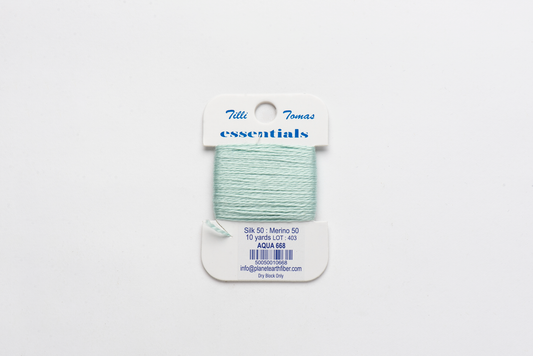 Essentials-668 Aqua 10 yd card