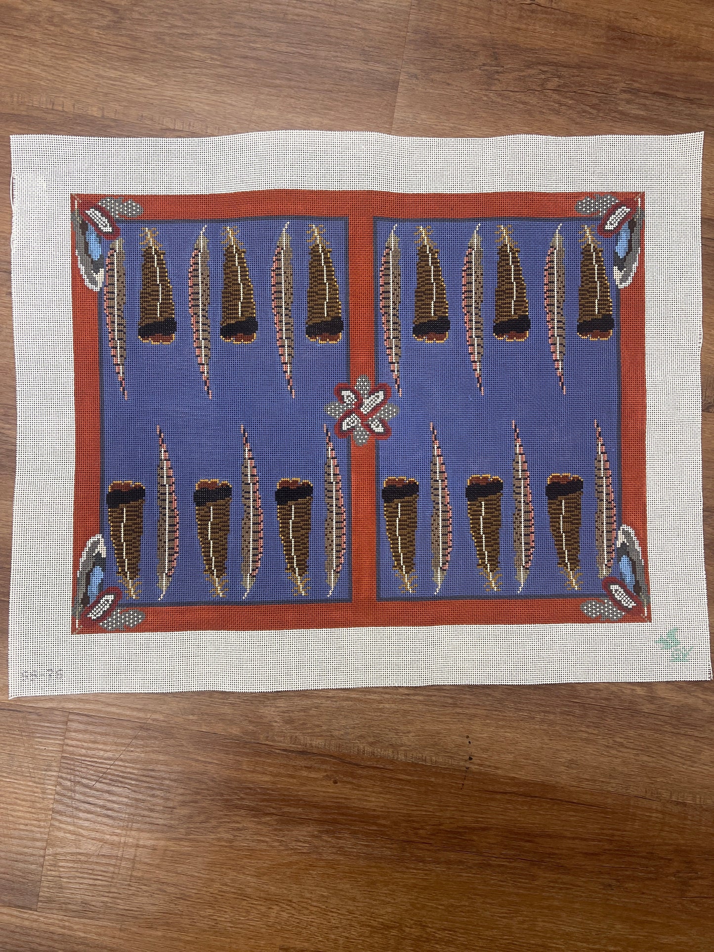 SS76 (TS) Gamebird feathers Backgammon (TS)