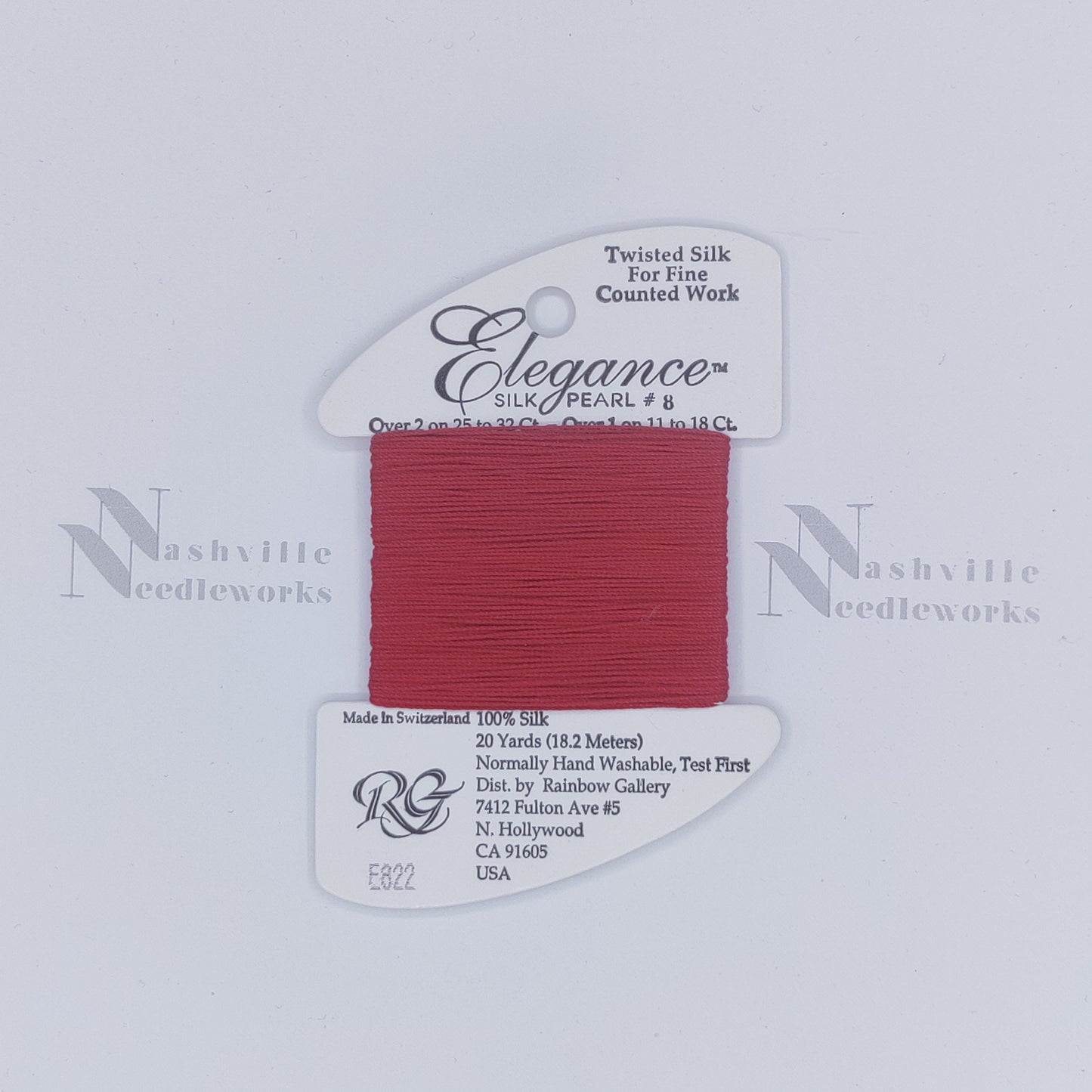 ELEGANCE - E822 Dark Red