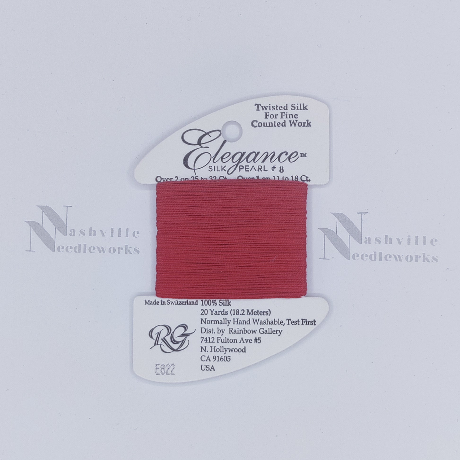 ELEGANCE - E822 Dark Red