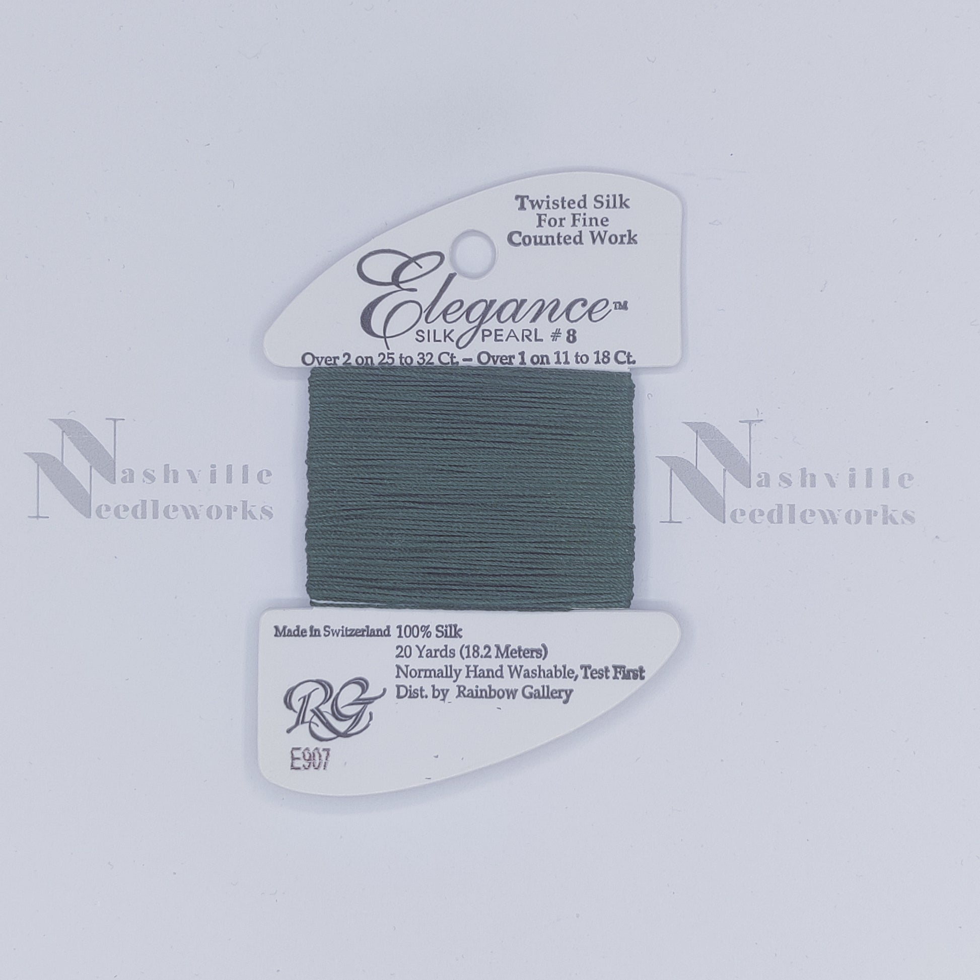 ELEGANCE - E907 Dark Pistachio Green
