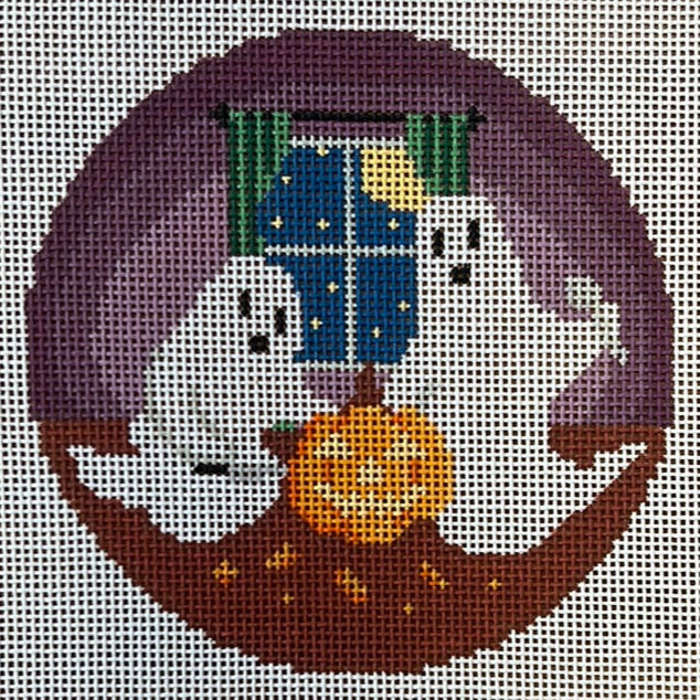 MS31 (TS) Ghosts Carving Pumpkins (TS)