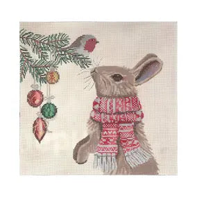CBK Needlepoint Collections Fab Funky FF-PL12 Christmas Rabbit