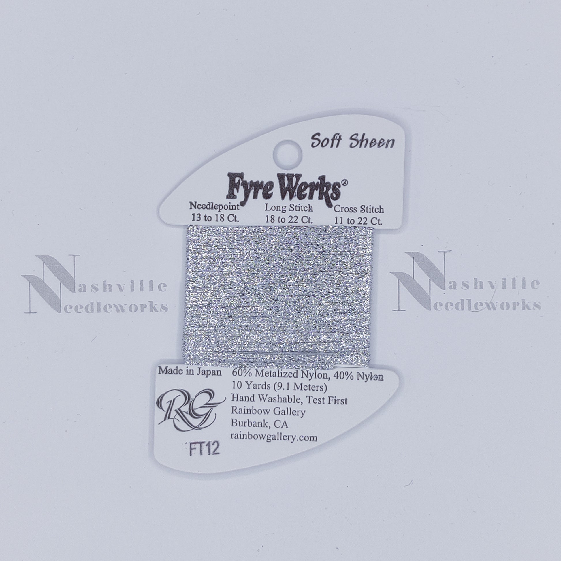 Fyre Werks Soft Sheen FT12 Pewter