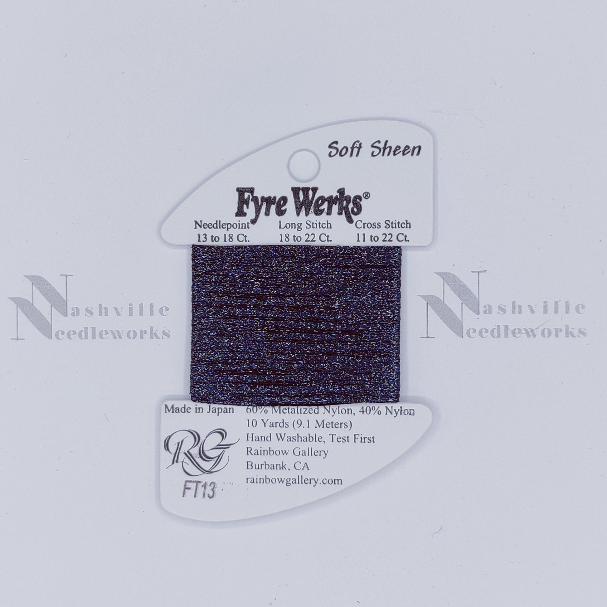 Fyre Werks Soft Sheen FT13 Charcoal