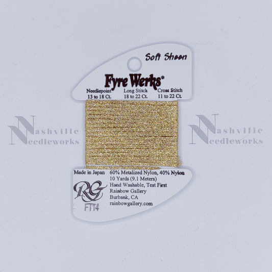 Fyre Werks Soft Sheen FT14 Vatican Gold