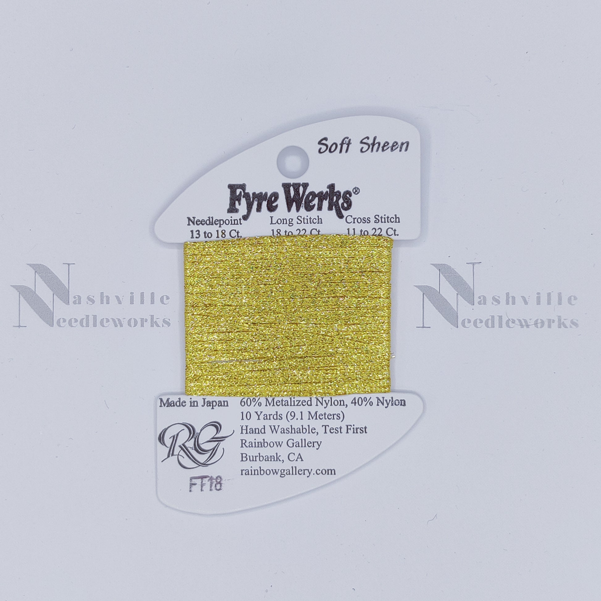 Fyre Werks Soft Sheen FT18 Yellow Gold