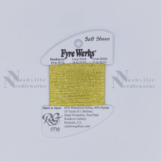 Fyre Werks Soft Sheen FT18 Yellow Gold