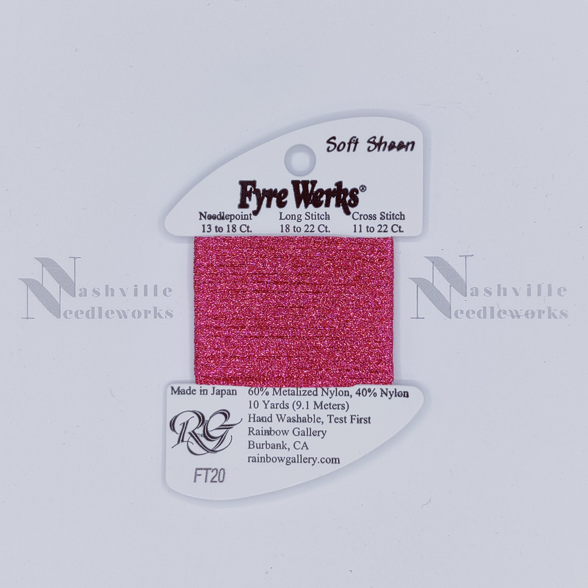 Fyre Werks Soft Sheen FT20 Raspberry