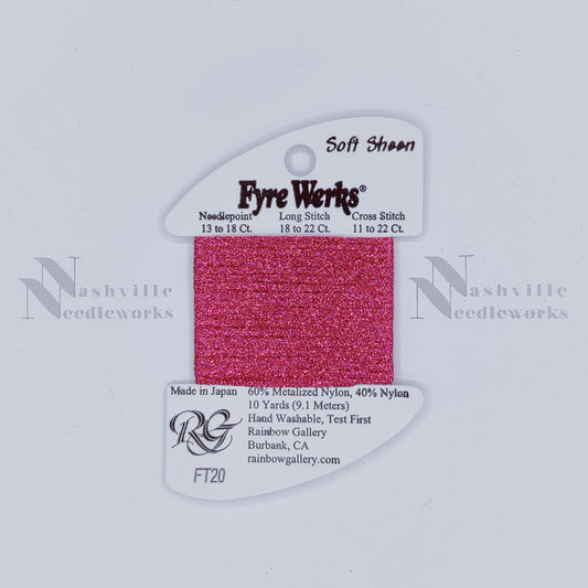 Fyre Werks Soft Sheen FT20 Raspberry