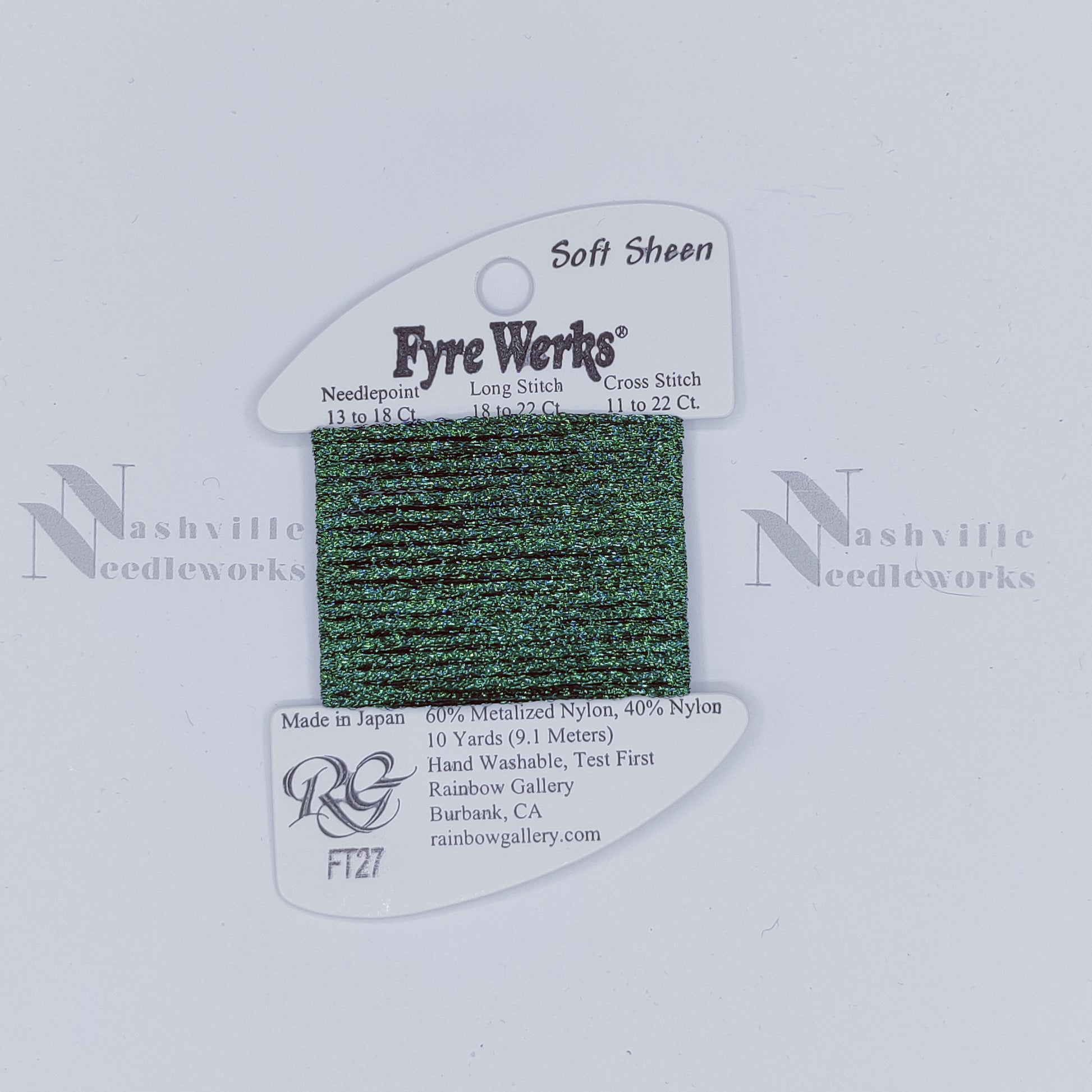 Fyre Werks Soft Sheen FT27 Tree Green