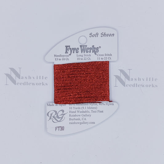 Fyre Werks Soft Sheen FT30 Red