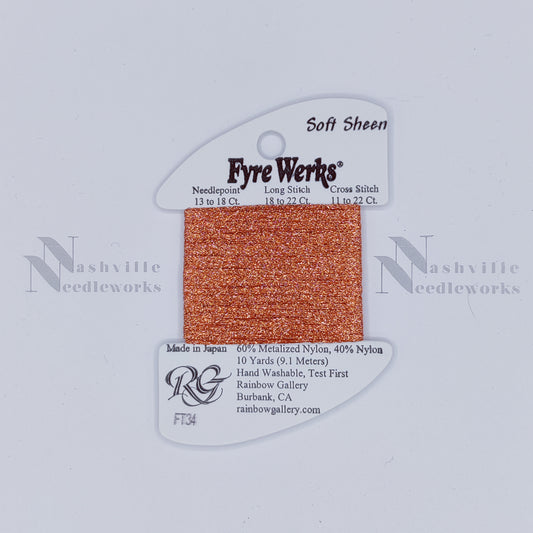 Fyre Werks Soft Sheen FT34 Red Orange