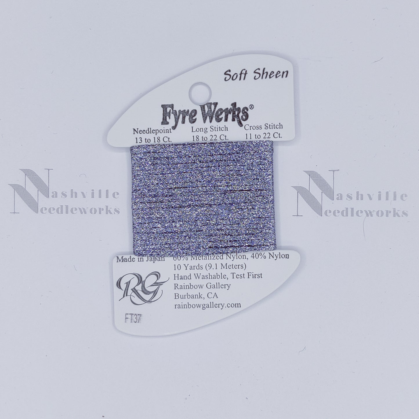 Fyre Werks Soft Sheen FT37 Rain Gray