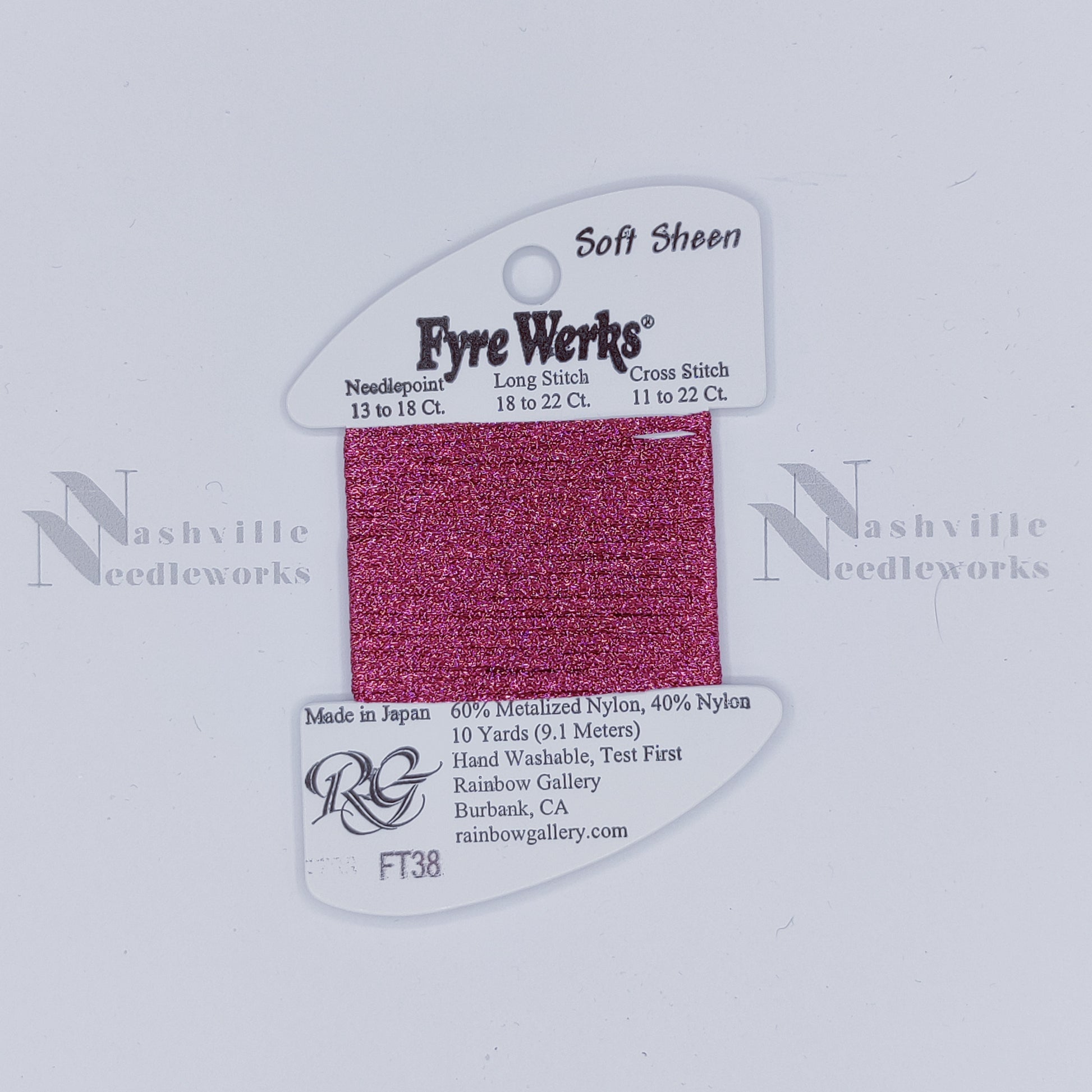 Fyre Werks Soft Sheen FT38 Dark Red