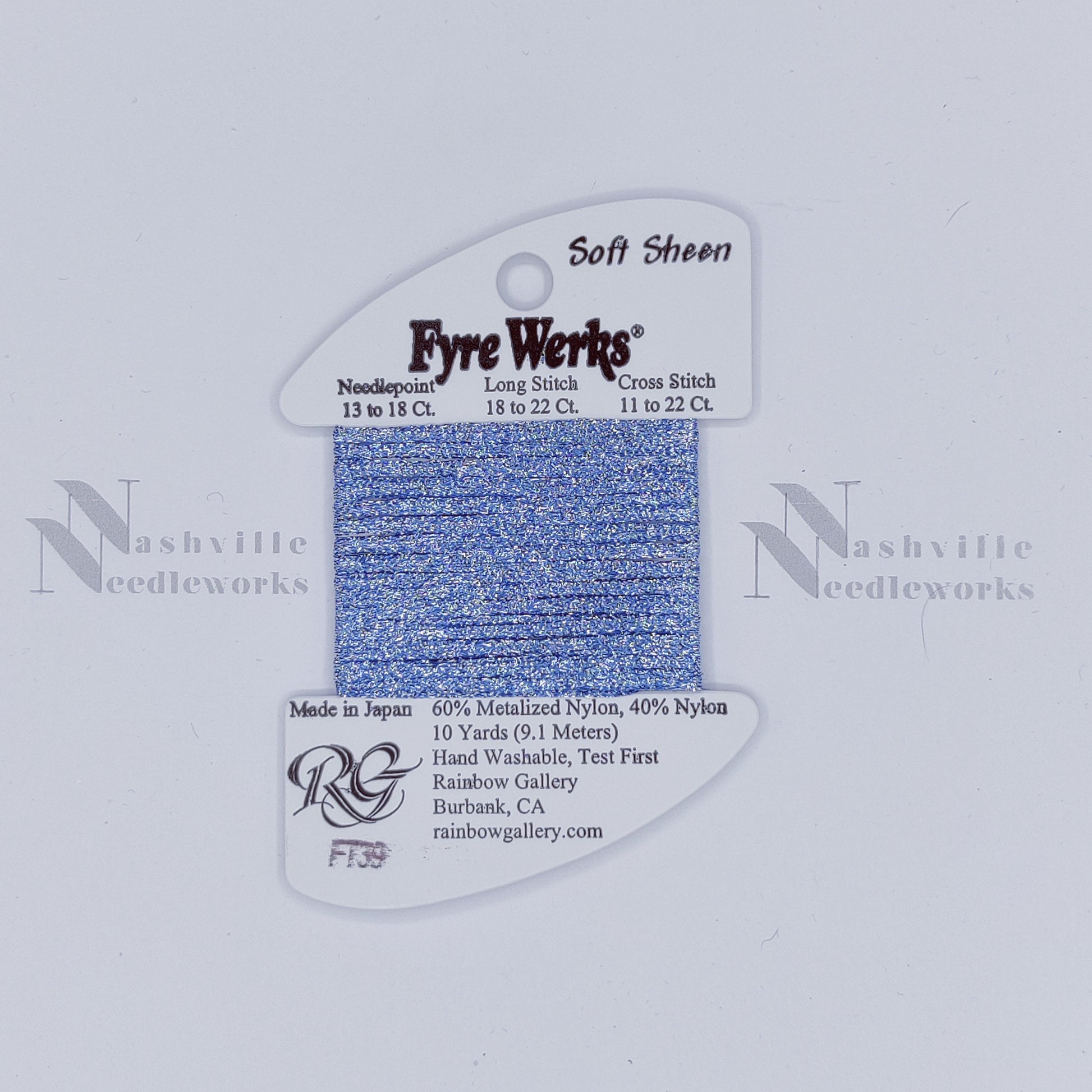 Fyre Werks Soft Sheen FT39 Lite Blue