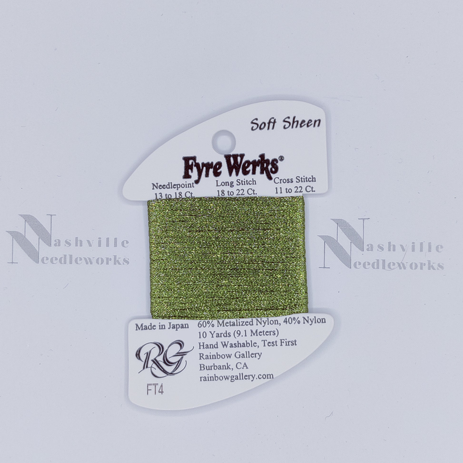 Fyre Werks Soft Sheen FT4 Loden Green