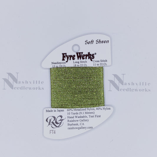 Fyre Werks Soft Sheen FT4 Loden Green