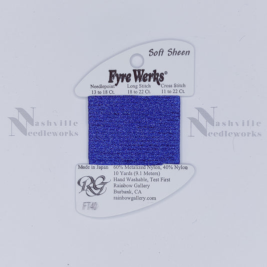 Fyre Werks Soft Sheen FT40 Dark Periwinkle
