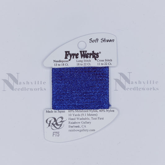 Fyre Werks Soft Sheen FT5 Navy Blue