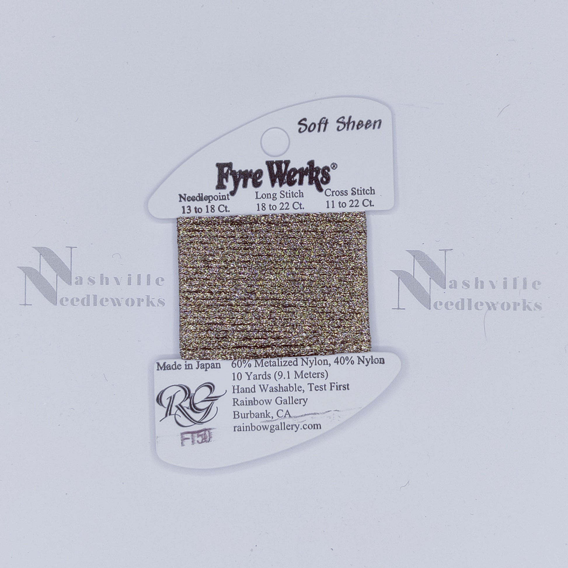 Fyre Werks Soft Sheen FT50 Old Brass